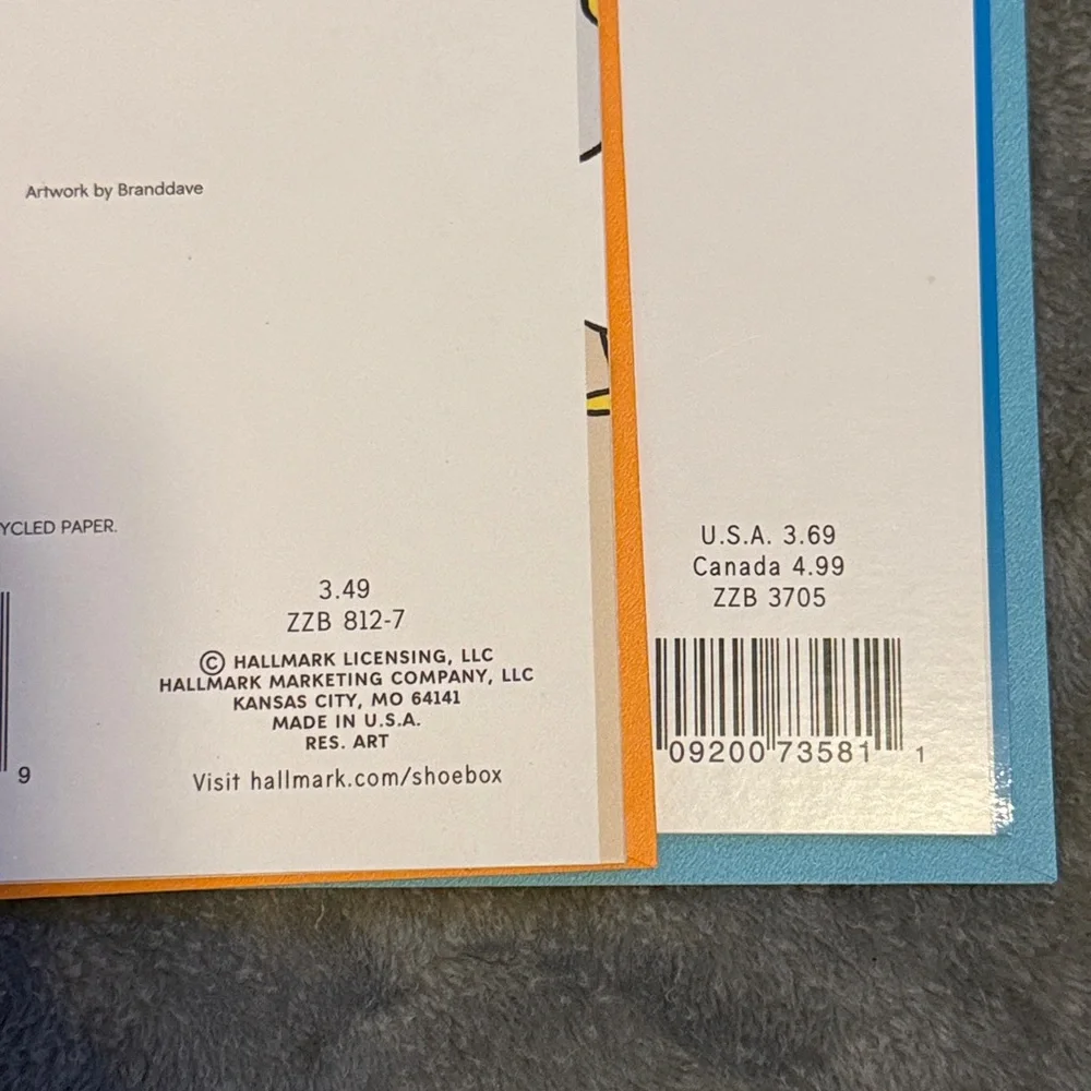 🌻 Bundle of 2 Shoebox by Hallmark Punny Birthday Cards NWT